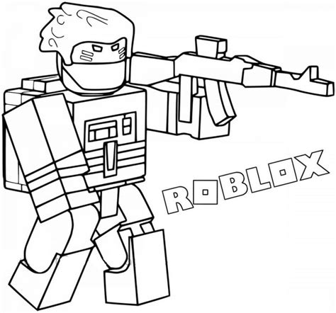 Roblox Coloring Pages ดาวน์โหลดและพิมพ์