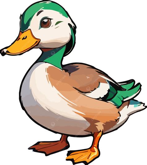 Cartoon Duck Art Png Vector Psd And Clipart With Transparent