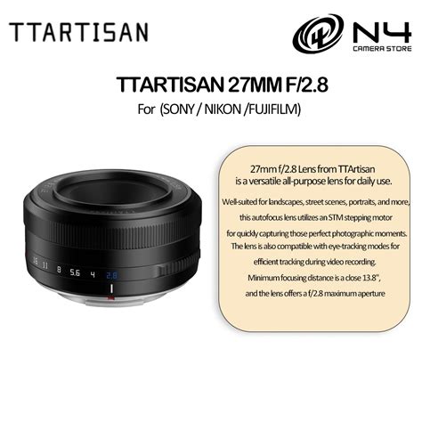 Ttartisan Mm F Auto Focus Eye Recognition Camera Lens For Fujifilm