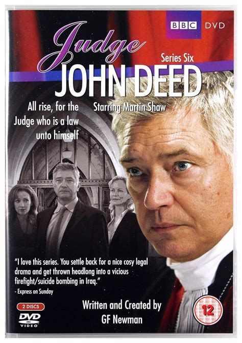 Judge John Deed Series 6 [2 Dvds] Amazon De Martin Shaw Jenny Seagrove Louisa Clein