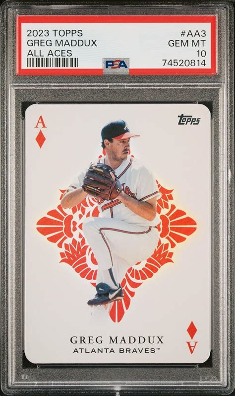 Amazon Greg Maddux 2023 Topps All Aces Baseball Card AA3 Graded