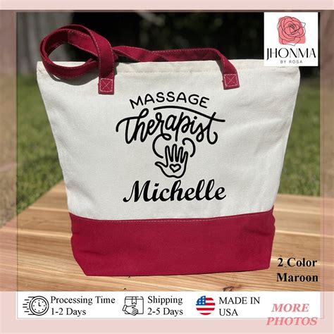 Personalized Massage Therapist T Massage Therapist Tote Bag