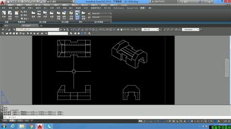 【autocad 3d教學】101 3d轉成2d 使用建立視圖 Youtube