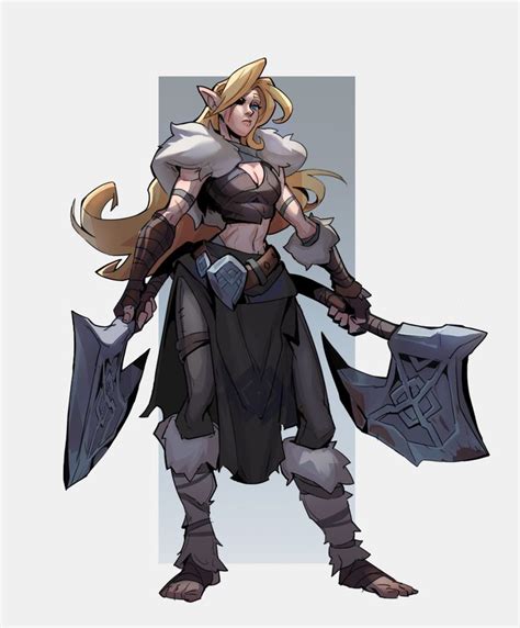 Artstation Elf X Viking Viking Character Character Design Fantasy