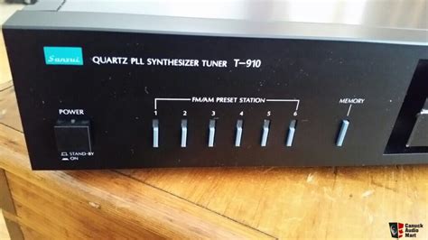 Sansui T Quartz Pll Synthesizer Tuner Am Fm Photo Canuck