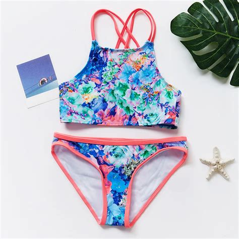 Maillot De Bain Pour Filles Mod Le Bikini Pour Enfants De Ans