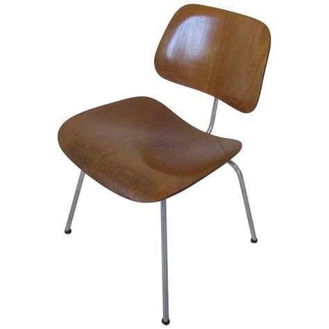 Mid Century Modern Early Original Eames Herman Miller Dcm Side Chair