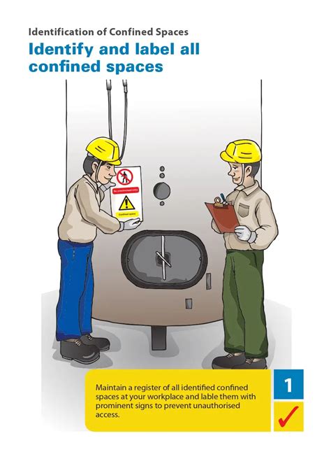 Identification Of Confined Spaces Identify And Label All Confined