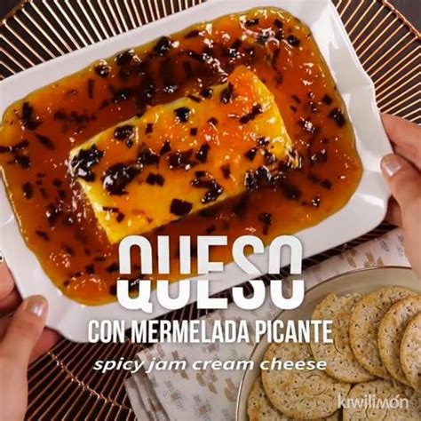 Video De Botanas De Queso F Ciles Cream Cheese Recipes Dip Cream