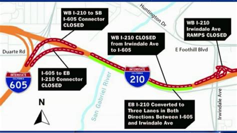 Closed Lanes On Westbound 210 Freeway To Reopen Tuesday Nbc Los Angeles