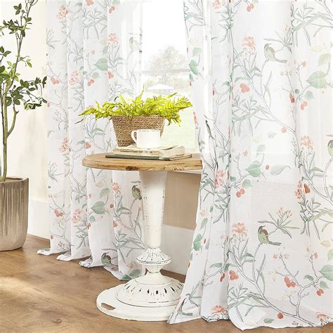 Amazon XTMYI White Semi Sheer Curtains 84 Inches Long 2 Panels Set