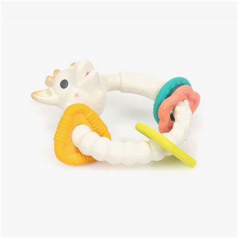 Sophie La Girafe Baby Rubber Teething Ring 10cm Childrensalon