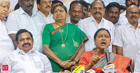 AIADMK Clinches Lok Sabha Poll Deals With DMDK SDPI The Economic Times