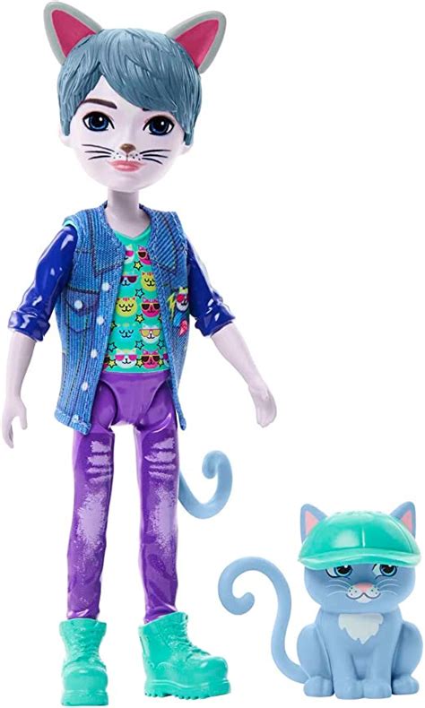 Enchantimals Dolls Glam Party Cole Cat Doll And Claw Animal Friend