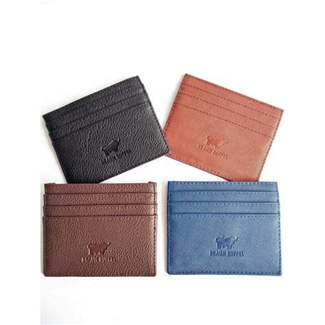 Jual Tempat Kartu Dompet Kartu Card Holder Warna Braun Buffel Shopee