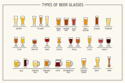 The 11 Types Of Beer Glasses The Definitive Beer Glassware Guide Little Creek Coffee Company