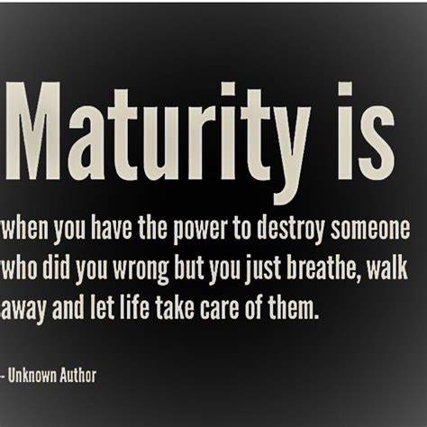 Maturity Is Pictures Photos And Images For Facebook Tumblr