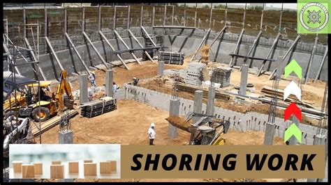 How To Make Shoring In Construction Excavation Shoring Project