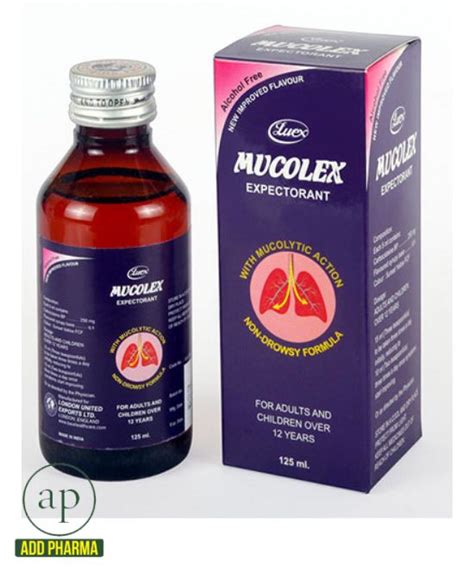 Mucolex Adult 125ml Addpharma Pharmacy In Ghana