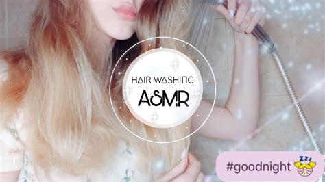 Hair Asmr Washing Shampooing And Brushing Youtube