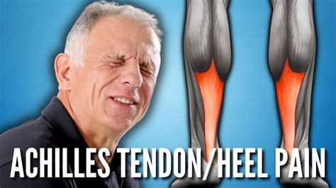 Achilles Tendon Heel Pain How To Treat Physicaltherapy Youtube