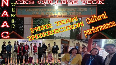 Ckb College Naac Team Cultural Perform Ances