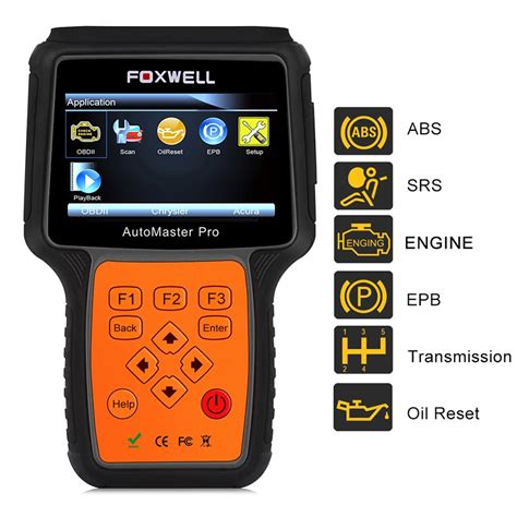 Foxwell NT614 Automotive Scanner Car ABS Airbag Engine Transmission EPB