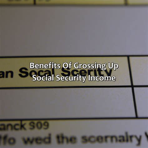 How Much Can You Gross Up Social Security On A Conventional Loan