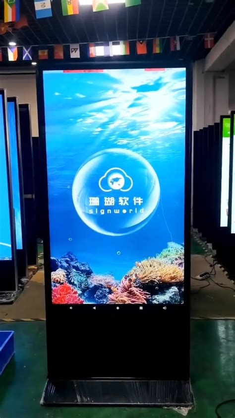 Android Customized Totem Advertising Machine Oem Inch Lcd