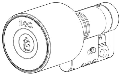 Iloq D S X Sb Europrofile Half Cylinder With Adjustable Cam