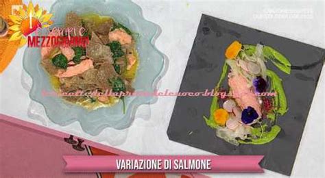 Variazione Di Salmone Ricetta Mauro Improta Da E Sempre Mezzogiorno