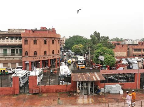 View From The Jama Masjid Old Delhi India Editorial Photography