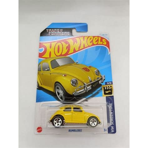 Hot Wheels K Q Volkswagen Vw Beetle Bumblebee Yellow Gold