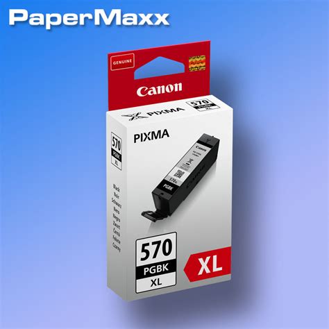 Canon Tintenpatrone 0318C001 PGI570XLBK Schwarz PaperMaxx