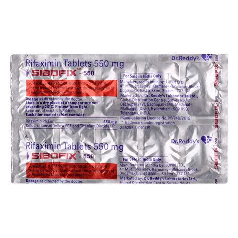 Sibofix 550 Strip Of 10 Tablets Health And Personal Care