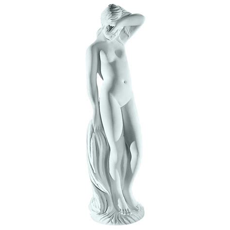 NUDE FEMALE MARBLE STATUE