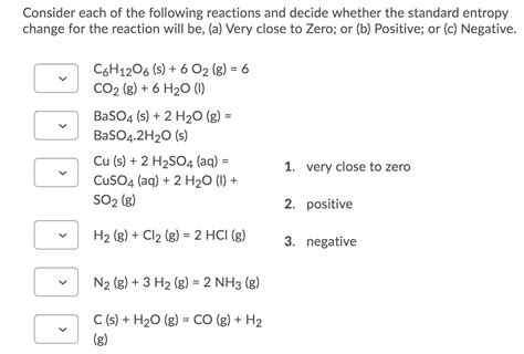 Solved Consider Each Of The Following Reactions And Decide Chegg