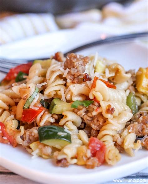 20+ Easy Healthy Pasta Recipes {+Pasta Salads!} | Lil' Luna