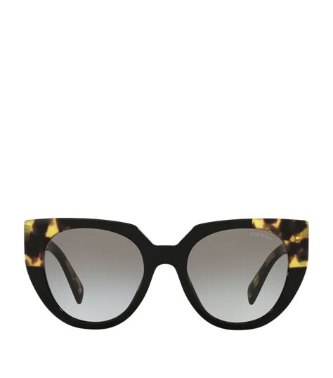 Womens Prada Black Cat Eye Sunglasses Harrods Uk