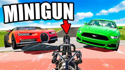 REALISTYCZNE ZNISZCZENIA SUPERAUTA KONTRA MINIGUN BeamNG Drive