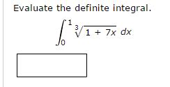 Solved Evaluate The Definite Integral Integrate Cube Root Chegg