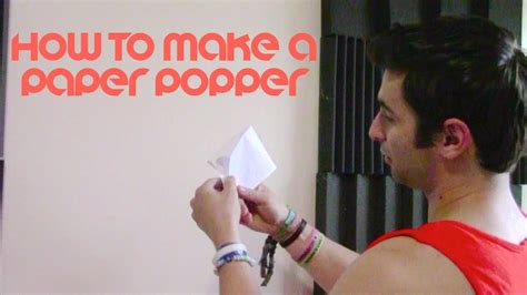 How To Make A Paper Popper Youtube