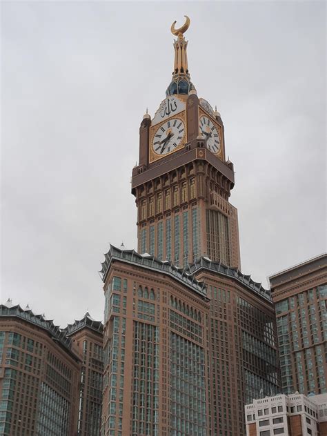 Makkah Saudi Arabien Sch Ne Aussicht Auf Den Makkah Royal