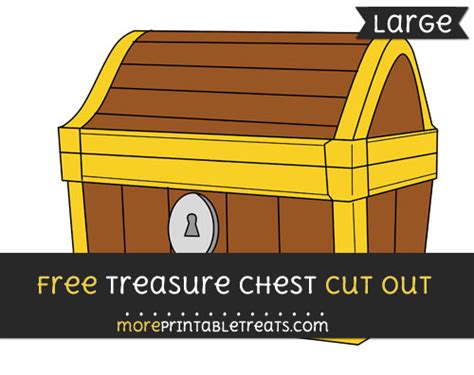 Treasure Chest Cut Out Large