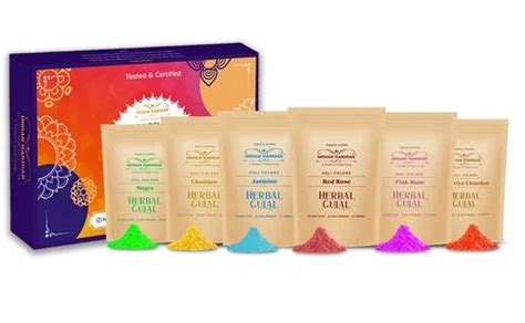 Multicolor Non Toxic Color Indian Karigar Herbal Gulal Holi Gulal Holi