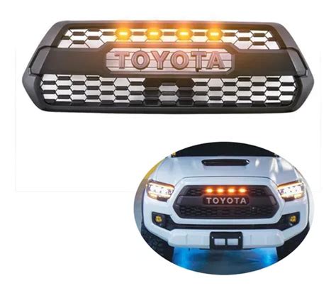 Parrilla Trd Toyota Tacoma Luz Led Ambar Meses Sin Inter S