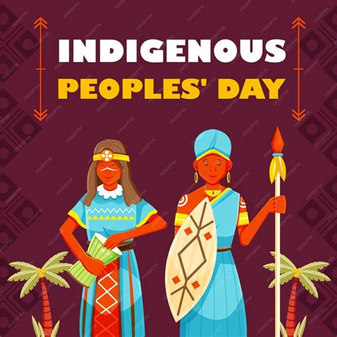 Premium Vector | Indigenous peoples day world indigenous peoples