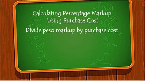 Calculating The Peso Mark Up Youtube