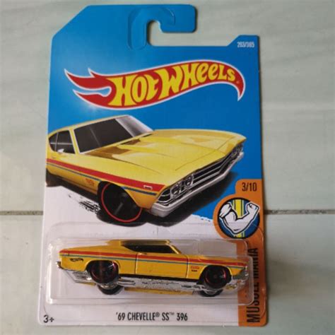 Hot Wheels 69 Chevelle SS 396 Muscle Mania 3 10 Shopee Malaysia