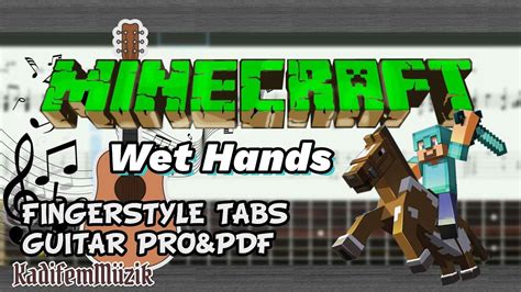 Minecraft Wet Hands Easy Fingerstyle Guitar Tutorial Tabs Youtube